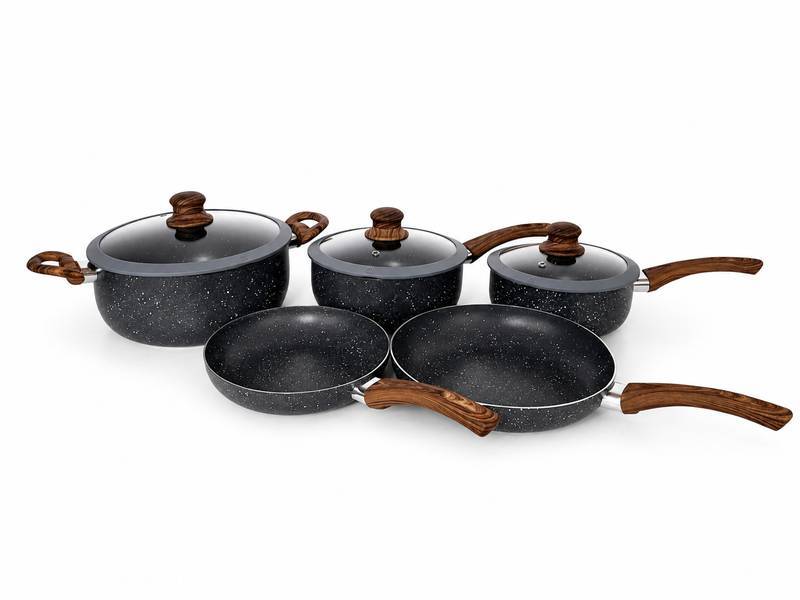Jogo de Panela de Cerâmica com 5 Peças