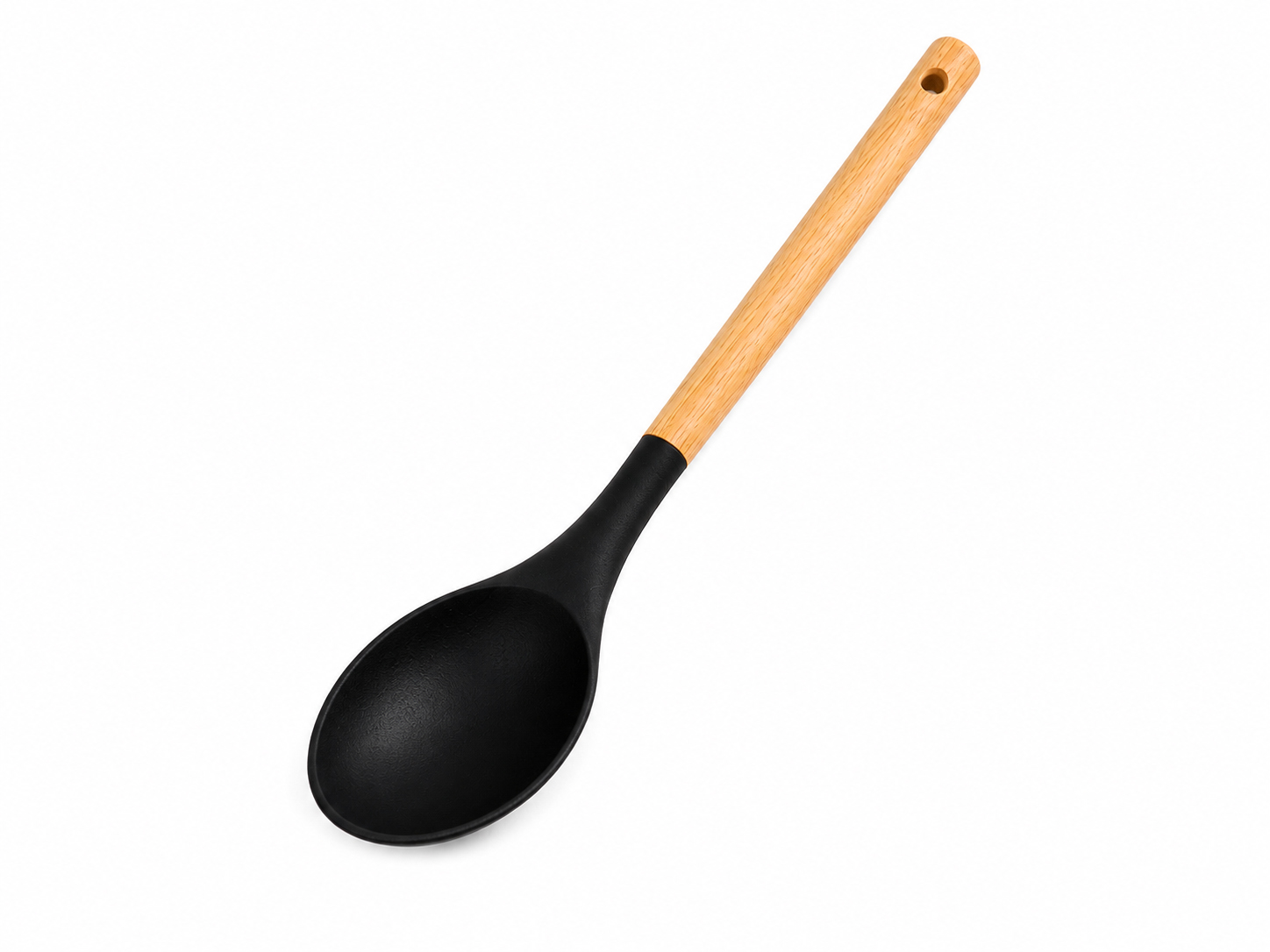 Concha de Silicone com Cabo de Madeira